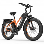 Dukawey DM530 Elektrijalgratas 26 1000W Mootor Maastikuratas T&auml;iskasvanute Elektrijalgratas 52V 20AH Kahekordne Ketaspidur Tippkiirus 50Km/h oranž