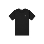 Stone Island plaastrilogoga T-s&auml;rk Must Unisex Topid 741524113-V0029 M