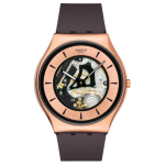 SWATCH &Uuml;li&otilde;huke Kollektsioon Kvartsmehhanism 30m Veekindlus Unisex K&auml;ekell 42mm Skelett-tahvel SS07G107 Skeleton Dial
