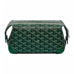 Goyard Monogram T&otilde;mblukuga Reisi Kosmeetikakott L&otilde;uendist ja Vasikanahast Unisex kosmeetikakott Roheline BOEING025TY-09CL09P Basic Set (Bag+Dust Bag)