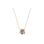 Coach Rondell Klaas Email Messing Kaelakee Unisex kaelakee Kuldne Must CI905 Without Gift Box