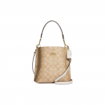 Coach Mollie Klassikaline Metalllogo Koppkott Naiste K&auml;ekotid Khaki CA582-IMDQC Basic Set (Bag+Dust Bag)