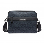 Michael Kors MK Cooper Logo Reguleeritava &Otilde;larihmaga Kunstnahast Crossbody Kott Meeste kotid Tume-Sinine 37S5LCOC5B-ADML-PLBLUE Basic Set (Bag+Dust Bag)