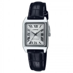 Casio Analoog Seeria 30M Veekindel Kvartsliikumine Nahkrihmaga K&auml;ekell Naiste kellad H&otilde;bedane LTP-V007L-7B1UDF Silver Dial