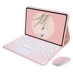 Klaviatuurikate Redmi Pad Pro 12,1-tollisele tahvelarvutile, Bluetooth-puuteplaadiga klaviatuurikate Redmi Pad Pro 12,1 jaoks Funda Portuguese Keyboard roosa