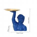 Moodne Taaveti kuju hoiuruumiga Marmor-Vaik Ehtekarp Korraldaja Klassikaline Kunstide Dekoor Koduseks Lauaks Funktsionaalne Skulptuur Kingitus