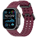 Mererihm Apple Watchi rihma jaoks Ultra 3/2 49mm Seeria 11 10 46mm Spordirihm K&auml;epael iWatch 9 8 7 6 5 SE 45mm 44mm Correa Ultra 3 2 1 49mm veinipunane v&auml;rv
