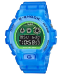 Casio G-SHOCK Meeste Vaik 200M Veekindel P&otilde;rutuskindel Alarmi Kvartsikell DW-6900LS-2 sinine