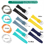 Muudatuse Mod Kit rihma korpuse komplekt Casio GA-2100/2110 GA-B2100 jaoks L&auml;bipaistev liustikukujuline korpus Silikoonist k&auml;ev&otilde;ru &Uuml;mberehitust&ouml;&ouml;riistadega For GA2100