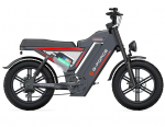 G-FORCE ZMPRO T&auml;iskasvanute Mootorratta Stiilis Elektrijalgratas 750W V&otilde;imas Mootor 52V40AH Suur Aku 20-tollised Rehvid Maastikuratas T&auml;iskasvanutele