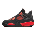 Air Jordan 4 Retro GS 'Red Thunder' 408452-016 35.5 black