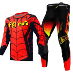 motokrossi k&auml;igukomplekt lastele 4 5 6 7 8 9 10 11 12 13 aastat Noor laps Mootorrattapoiss t&uuml;druk Jersey Pant Kits v&otilde;istluskost&uuml;&uuml;m Off-road Enduro MX MTB S-20