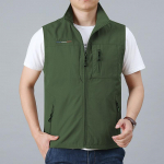 Meeste vestiga jope Kevadine mitmetaskuline vest Tooling Vest vabaaja vest L