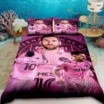 Tekikott Moodne Jalgpall Messi Tr&uuml;kiga Voodipesukomplekt Tekikott Tekk Voodi Noored Lapsed T&uuml;drukud Poisid Luksuslik S&uuml;nnip&auml;evakingitus 140x200cm