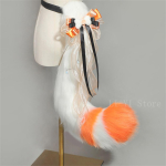 90cm Suur Karvane Kitsune Saba Cosplay Kohev Rebase Saba Lolita Anime Konventsiooni Palus Loomasaba Halloweeni Kost&uuml;&uuml;mi Tarvikud about 90cm white
