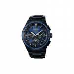 SEIKO Astron seeria 100 meetrit veekindel p&auml;ikesej&otilde;ul t&ouml;&ouml;tav terasrihmaga meeste k&auml;ekell sinise sihverplaadiga SBXC121 sinine