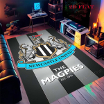 NUFC proter logo Vaip Vaip elutuppa magamistuppa kodu diivani kaunistuseks, Laste m&auml;ngimise libisemiskindel p&otilde;randamatt 80x120cm( 31x47in)