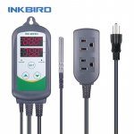 INKBIRD Digitaalne temperatuuriregulaator Termoregulaator ITC-308 AC 110-220V Pistikupesa Termostaat K&uuml;tte/Jahutuse Juhtimisseade Andur US Socket