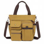 Unisex Vintage L&otilde;uendist S&otilde;numikott &ndash; Vastupidav Crossbody Sling-kott meestele ja naistele, T&ouml;&ouml;-/Reisi-/Kolledži &Otilde;lakott khaki