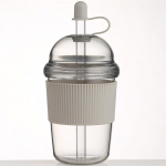 630ML kuumakindel boba tee tops suure mahutavusega kohvi piimatee veepudel kaanega plastikust tops piimatee ja boba jaoks