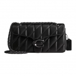 COACH Tabby Lambanahast Crossbody kott, &Otilde;lakott Keskmine Naiste Must Basic Set (Bag + Dustproof Bag) must
