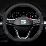 vrdpn5 SEAT Leon Ibiza FR 2 Ateca Arona Exeo Arosa Tarraco Mii jaoks S&uuml;sinikkiust Suede Nahast Auto Roolikate Autotarvikud
