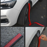 Universaalsed kummist poritiibad auto huulerattad, kulmud, rattakaare katted, pikendused, kaitse, kriimustuskindel kummist porikaitse 1 Meter 18mm