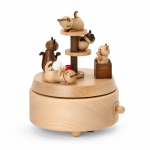 Sanrio Puust Muusikakarp Kassikujundus Sisekujundus Kingitus 078352 - - Dekoratsioon, -
