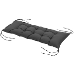 Istmepadi 100x40 cm Toolipadi kinnitusn&ouml;&ouml;ridega, 10 cm paksune pehmendatud padi Tumehall 100 x 40 x 10 cm tumehall v&auml;rv