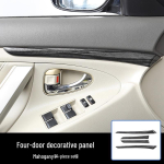 Toyota 06-11 Camry Must Puidus&uuml;&uuml;tega Salongi Liistude Kleebised Kogu Auto Kaunistamiseks. gray