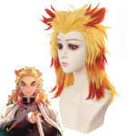 T&auml;iskasvanud Lapsed Rengoku Kyoujurou Cosplay Lapsed Mehed Naised Kimetsu no Yaiba Halloweeni Kost&uuml;&uuml;m 140 beige