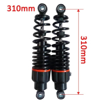 Universaalne 250 mm 310 mm E-jalgratta Mootorratta Tagumine Amortisaator H&uuml;drauliline Amortisaator Reguleeritav Pehme K&otilde;va Sobib Enamiku Mootorratastele A2 black