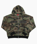 Crigun Applique Neetidega T&otilde;mblukuga Huppar Kamuflaaž Camo/L black