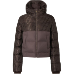Fendi Ff Jacquard Kapuutsiga Tepitud Jakk FAN225AT91F1T6H XL pruun
