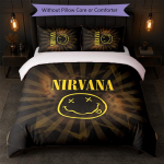 Nirvana Prindi 3-osaline Voodipesukomplekt Tekikate Kahe Padjap&uuml;&uuml;ri ja Pehme Voodipesuga Koduseks Magamistoaks 135cm*200cm