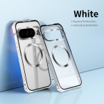 Moodne alumiiniumist metallkorpus Google Pixel 10 9 8 Pro 9A jaoks Tugev kukkumiskindel kate Magnetiline laadimine aluminum&Google Pixel 10 Pro gray