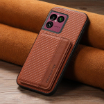 Kott Sony Xperia 1 VIII jaoks PU Nahast Klapp-rahakott Kaardihoidjaga Kate Sony Xperia1 VIII jaoks Magnetiline P&otilde;rutuskindel Jalg Telefonikott Sony Xperia 1 VIII pruun