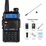 Baofeng UV-5R USB Pika Vahemaa Kahe Sagedusriba Amat&ouml;&ouml;rraadio VHF UHF FM CB 128CH 2200mAh Kaasaskantav K&auml;eshoitav Pika Vahemaa Kahepoolne Raadio