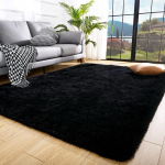 Luksuslik Pikk Sametine Vaip Pehme Libisemisvastane Pl&uuml;&uuml;sist P&otilde;himatt Magamistuba Elutuba Soe Kodu Kaunistus Vaip 80X120CM(2.6X3.9FT