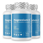 Magneesiumikompleks (Tsitraat, Malaat, Bisgl&uuml;tsinaat) &ndash; 190 kapslit | Une, energia ja lihaste taastumise tugi 3pack