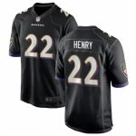 Baltimore Ravens 22 Henry Meeste Jalgpalli S&auml;rk - Mitu Stiili Suurust Men's 2nd Gen Black In Stock