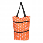 Kokkupandav ostuk&auml;ru kott Rolling Wheel k&auml;ru Tote Toidukaupade k&auml;ekott 1