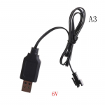 Alalisvoolu 3,6 V-7,2 V Rc aku USB-laadija adapter kaugjuhtimispuldiga autole 6V