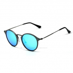 VEITHDIA Fashion Unisex p&auml;ikeseprillid polariseeritud kattega peegel p&auml;ikeseprillid &uuml;mmargused prillid 6358 sinine