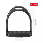 2 tk ratsutamisjalusid, plastikust hobusesadul, libisemisvastane hobusepedaal &uuml;likerge ratsutamine For Kids