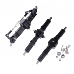 RC-auto metallist eesmine kesktagatelg WPL 4/6WD s&otilde;jalise veoauto tarvikute jaoks 13mm must