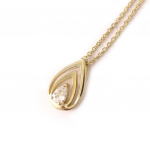 Altesse [L0199] &ndash; valge kullaga kaetud 'C&acirc;lin' kaelakee kuld