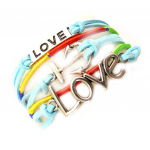 Les Tr&eacute;sors De Lily [L4399] - Bracelet ethnique 'Kilimanjaro' turquoise (5 rangs) t&uuml;rkiissinine