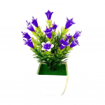 &Otilde;itsev kimp Kunstlill Liilium Casa Blanca Taim Pulmad Kodu Lilleline bonsai Decor? sinine/lilla