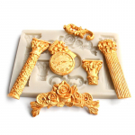 Rooma samba kellakujuline DIY silikoonvorm fondant vormi koogi kaunistamiseks